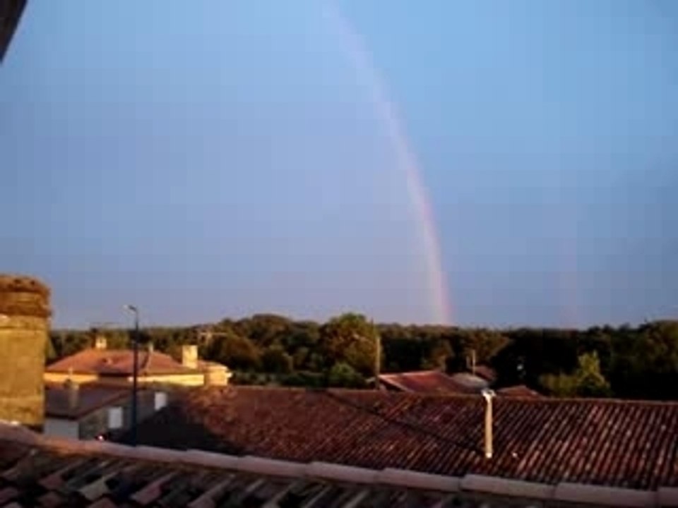 Double arc-en-ciel  dans le blayais
