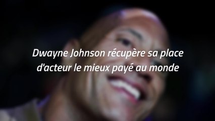 Dwayne Johnson récupère sa place d'acteur le mieux payé au monde