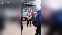 Brass band wearing giant Yorkshire Tea mugs on their heads serenade cricket fans ahead ahead of Ashes Test match