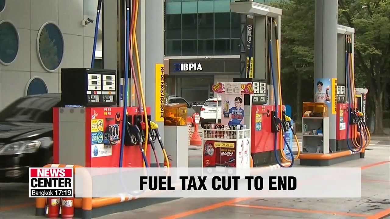 S. Korea to end tax cut on gasoline and diesel