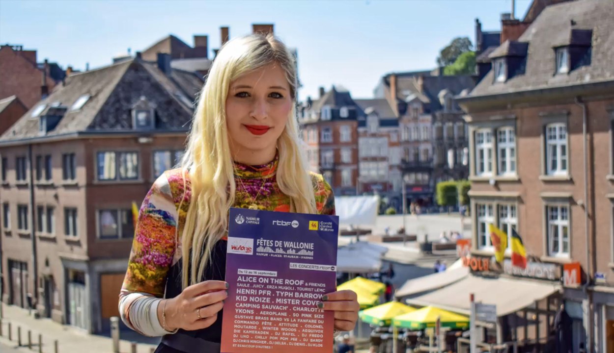 Alice on the Roof sera la tête d’affiche des Fêtes de Wallonie qui se dérouleront du 7 au 16 septembre à Namur
