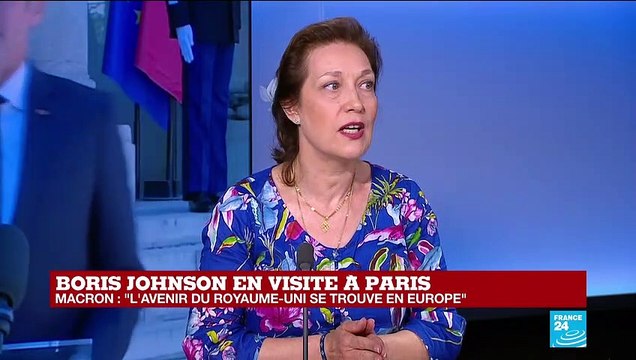 Boris Johnson reçu par Macron à l'Élysée, le Brexit au cœur des discussions