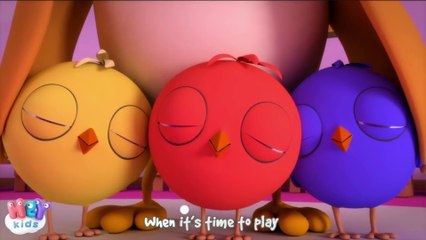 Chicks Song For Kids | Nursery Rhymes (Lyric Video)