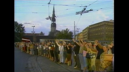 Прошло 30 лет с акции "Балтийский путь"