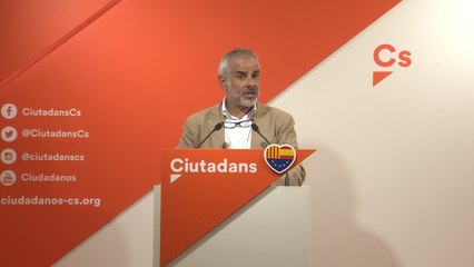 Cs critica las "amenazas" del Govern y exige la dimisión de Torra y elecciones anticipadas