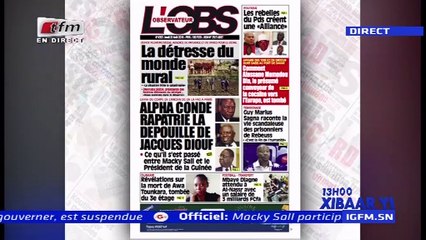 REPLAY - Revue de Presse - Pr : MAMADOU MOUHAMED NDIAYE - 22 Août 2019