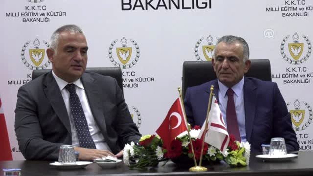 Bakan Ersoy, KKTC Milli Eğitim ve Kültür Bakanı ve Turizm ve Çevre Bakanı'nı ziyaret etti