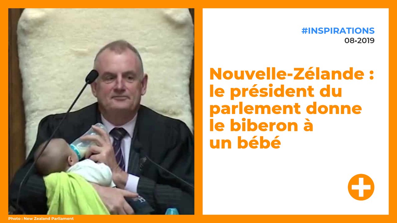 Nouvelle-Zélande : le président du parlement donne le biberon à un bébé