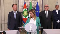 Roma - Consultazioni. Meloni per Fratelli d'Italia (22.08.19)