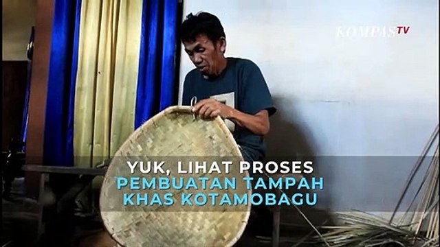 Yuk, Lihat Proses Pembuatan Tampah Khas Kotamobagu