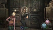 Resident Evil 4 - 2-3 The Village: Use False Eye on Door's Retinal Scanner Cutscene Xbox OneX (2019)