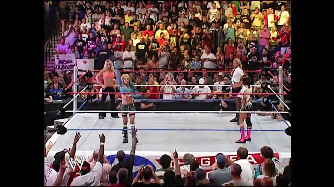 Ashley vs Kristal vs Michelle McCool vs Jillian Hall - Bra and Panties Match