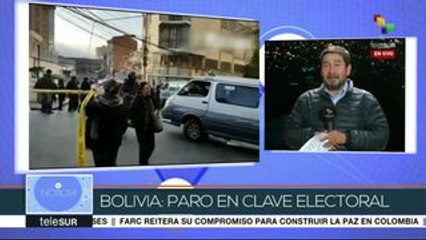 Fracasa paro cívico convocado por la derecha boliviana