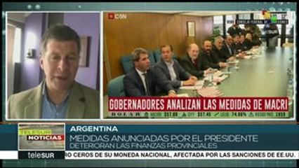 Argentina: gobernadores analizan paquete económico anunciado por Macri