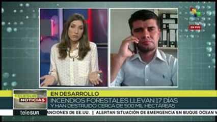 Más de 500 mil hectáreas han ardido en Amazonas en 17 días de incendio