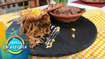 ¡Delicioso pastel azteca con mole! ¡Se vale chuparse los dedos! | Venga La Alegría