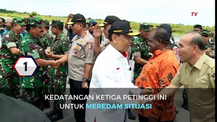TOP 3 News 22 Agustus 2019, Menko Polkam, Panglima TNI, Kapolri ke Papua; PSI tolak pin emas dewan