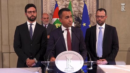Roma - Consultazioni. Movimento 5 Stelle (22.08.19)
