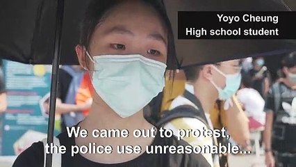 Hong Kong high schoolers pledge support for planned mass class boycott