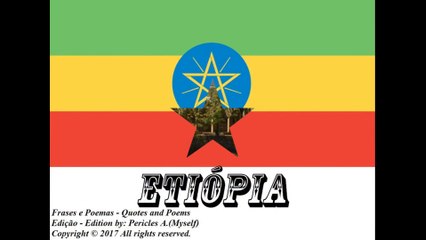 Bandeiras e fotos dos países do mundo: Etiópia [Frases e Poemas]