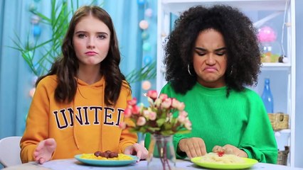 ¡HACIENDO COMIDA CON DULCES! RETO COMIDA REAL vs DULCES