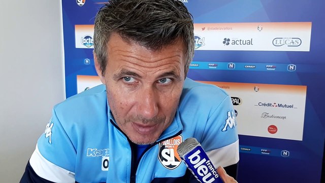 Stade lavallois - Olivier Frapolli avant le match à Lyon