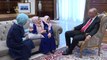 Cumhurbaşkanı Erdoğan, siyam ikizleri Ayşe ve Sema Tanrıkulu'yu kabul etti - ANKARA