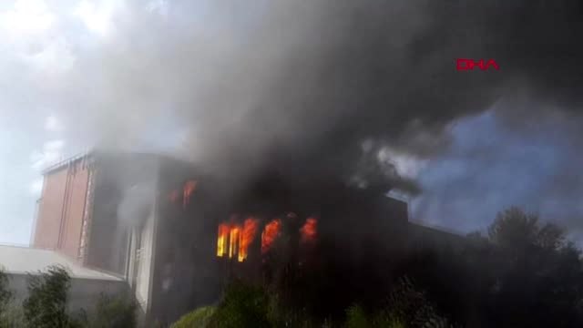 DHA DIŞ- Rusya'da korkutan yangın