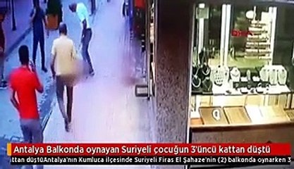 سقوط طفل سوري من الدوّر الثالث بـ ولاية أنطاليا