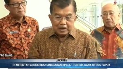 Pemerintah Alokasi Dana Otsus Rp8,37 Triliun Untuk Papua