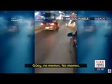Golpean y arrollan a un conductor en Puebla | Noticias con Ciro Gómez Leyva