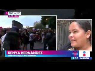 Así destrozaron una camioneta de colectivo feminista que viajó desde Guerrero a la marcha en CDMX