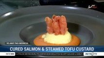 Cured Salmon and Steamed Tofu Custard
