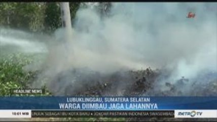 Satu Hektare Lahan di Lubuklinggau Terbakar