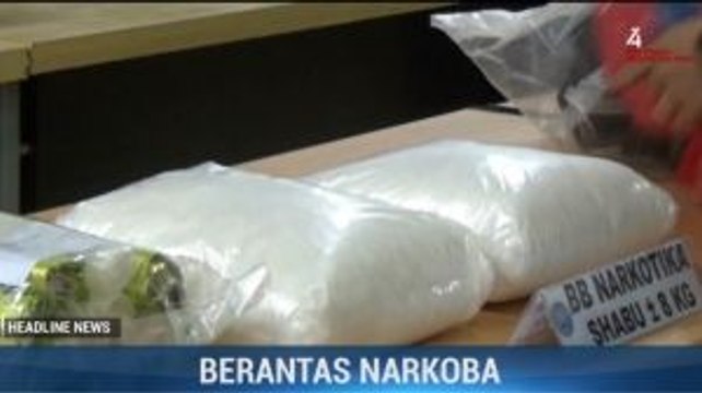 BNN Tangkap Kurir Sabu 8 Kg Jaringan Malaysia