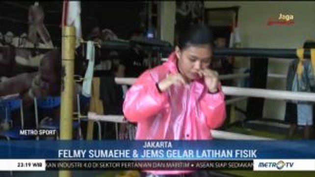 Jelang Pancasila Boxing Day, Felmy Sumaehe Fokus Jalani Latihan Fisik