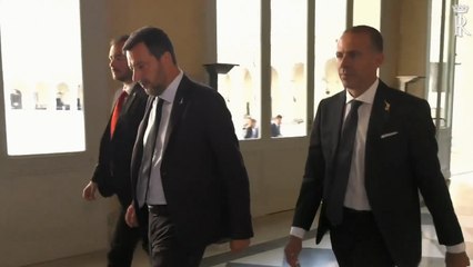 Los políticos italianos en las consultas para el nuevo gobierno