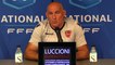 J4 - le point presse du coach F. Ciccolini avant la réception du FC Bastia-Borgo