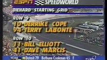 NASCAR History  1992 Bud 500