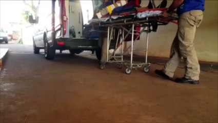 Com fratura no braço, menino de 11 anos recebe cuidados do Siate no Colégio Eleodoro