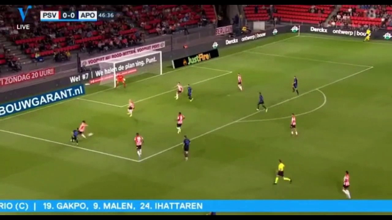 PSV Eindhoven vs Apollon Limassol 3-0 All Goals Highlights 22/08/2019