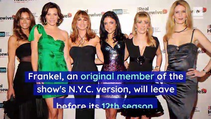 Bethenny Frankel Announces Departure From 'Real Housewives'