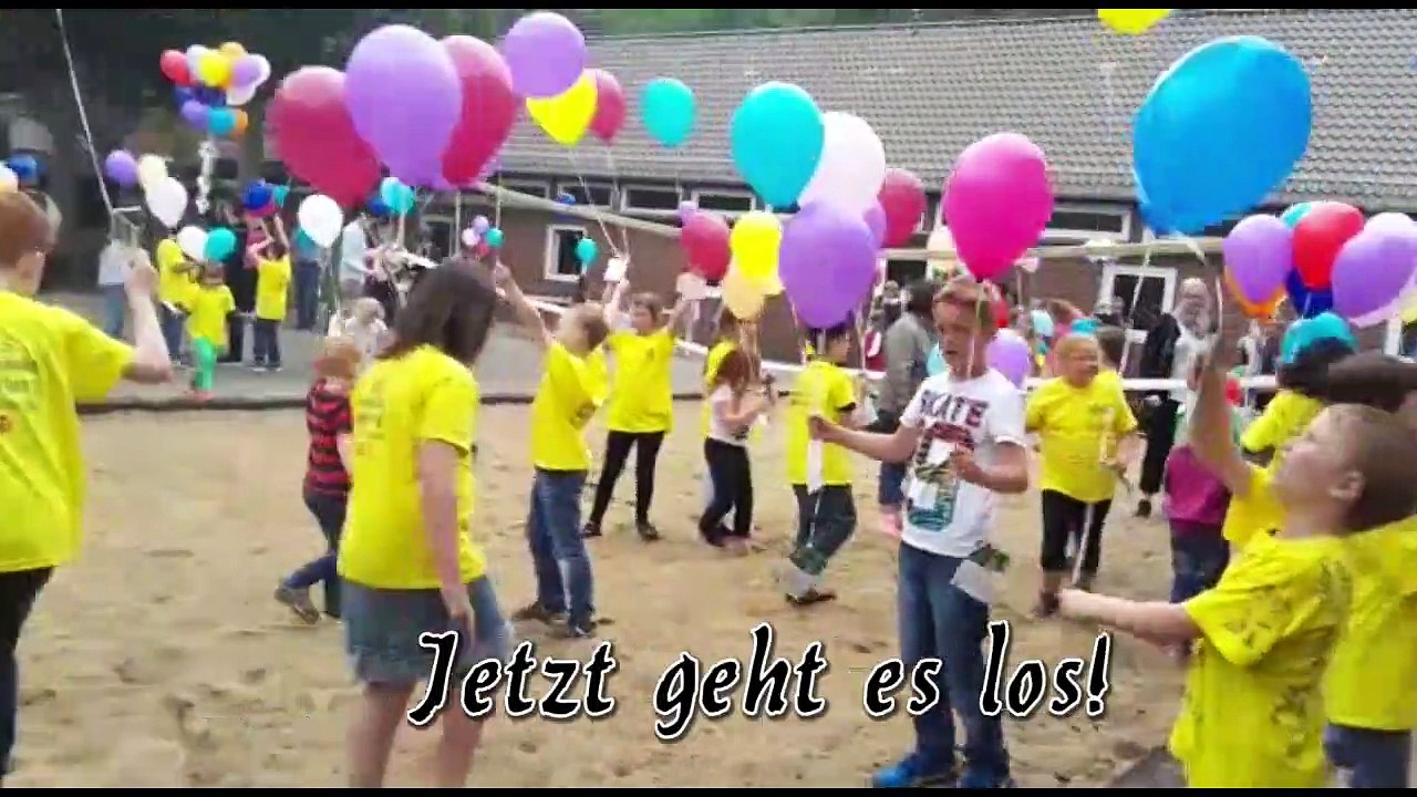 Massenstart mit Helium Ballons / Hannover Luftballons!