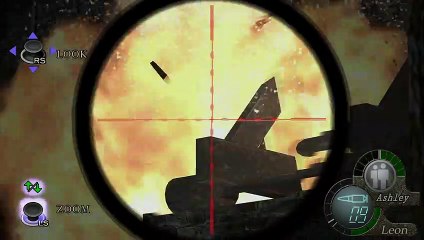 Resident Evil 4 - 3-1 Castle: Avoid Cultists Catapult Fireballs & Raise Cannon: Semi-Auto Rifle 2019