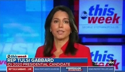 Tulsi Gabbard's "Fake News" Interview On ABC's This Week w/George Stephanopoulos (5/19/19)