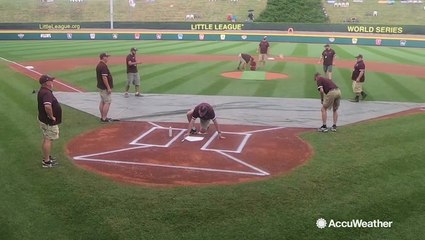 Weather is everything to Little League World Series groundskeepers