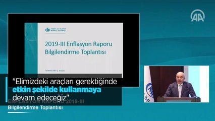 Merkez Bankası enflasyon tahminini aşağı çekti