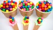 Colors Bubble Gum Pretend Ice Cream Cups Surprise Toys Inside Out Zootopia Sponge Bob Ironman