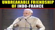PM Modi speaks about Indo-France relations | Oneindia News