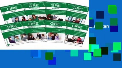 [BEST SELLING]  Manhattan Prep GRE Set of 8 Strategy Guides, 4th Edition (Manhattan Prep GRE